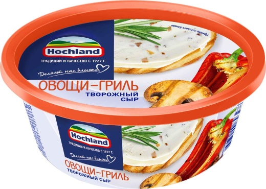 Сыр творожный Hochland овощи гриль 140 г