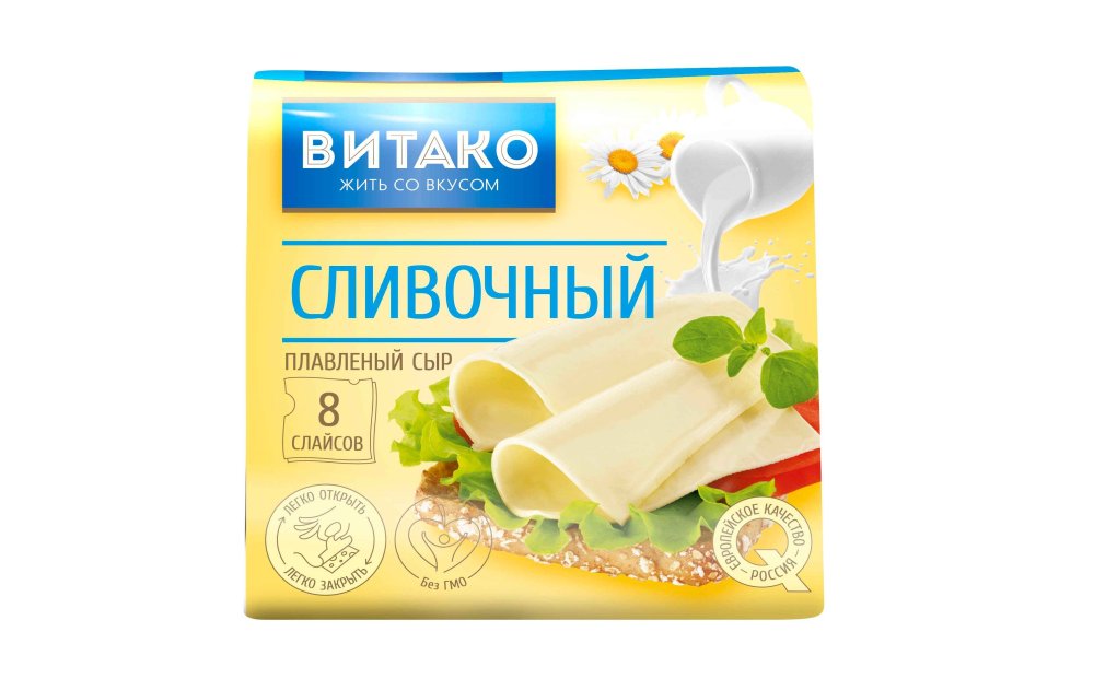 Сыр плавленый Витако тост сливочный 130 г