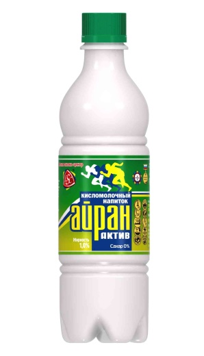 Напиток кисломолочный АйранАКТИВ без газа 500 г